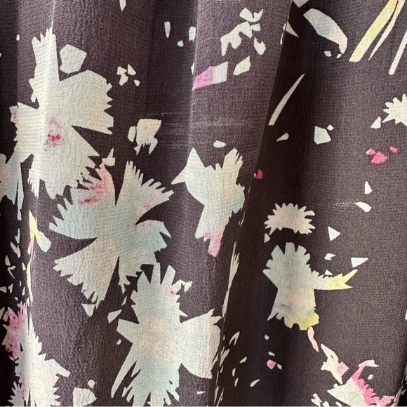 REBECCA Taylor-Floral Silk Blend Midi Dress (Size:4) - Picture 13 of 15